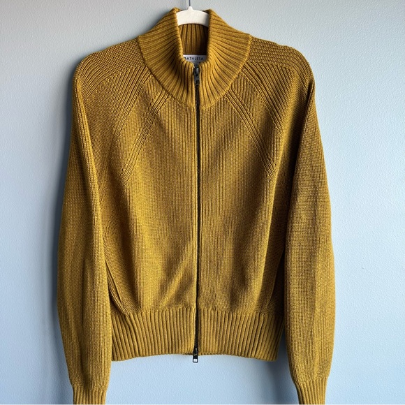 Athleta Gold Zip Sweater - Picture 2 of 6